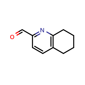 Chemical structure of 5,6,7,8-tetrahydroquinoline-2-carbaldehyde , CAS 1071063-42-7, AChemBlock S83601