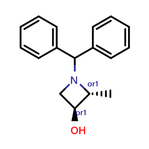 trans-1-(diphenylmethyl)-2-methylazetidin-3-ol