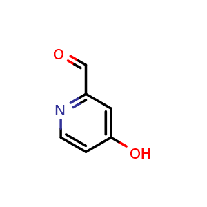 Chemical structure of 4-hydroxypyridine-2-carbaldehyde , CAS 1060809-85-9, AChemBlock S83642