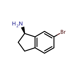 (1R)-6-bromo-2,3-dihydro-1H-inden-1-amine