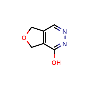 Chemical structure of 5,7-dihydrofuro[3,4-d]pyridazin-4-ol , CAS 10554-14-0, AChemBlock S83666
