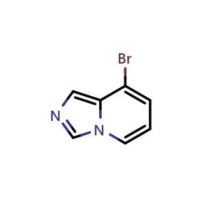 Chemical structure of 8-bromoimidazo[1,5-a]pyridine , CAS 1052271-60-9, AChemBlock S83687