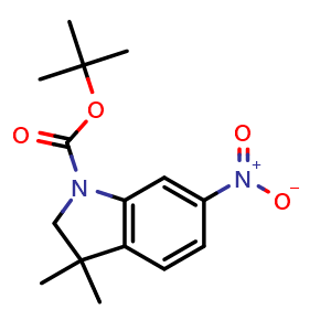 tert-butyl 3,3-dimethyl-6-nitro-indoline-1-carboxylate