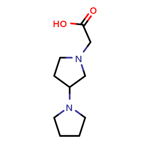 2-{[1,3'-bipyrrolidin]-1'-yl}acetic acid