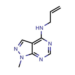 1-methyl-N-(prop-2-en-1-yl)-1H-pyrazolo[3,4-d]pyrimidin-4-amine