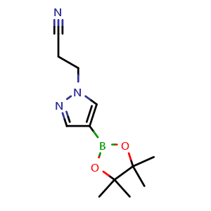 3-[4-(tetramethyl-1,3,2-dioxaborolan-2-yl)-1H-pyrazol-1-yl]propanenitrile