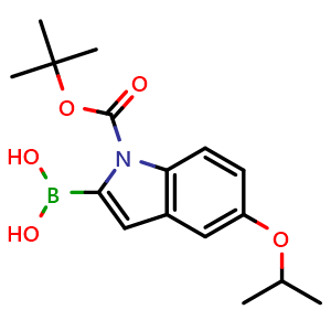 (5-isopropoxy-1-{[(2-methyl-2-propanyl)oxy]carbonyl}-1H-indol-2-y l)boronic acid
