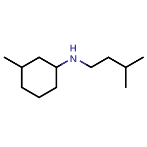 3-methyl-N-(3-methylbutyl)cyclohexan-1-amine