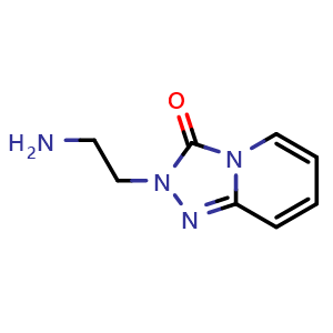 Chemical structure of 2-(2-aminoethyl)-2H,3H-[1,2,4]triazolo[4,3-a]pyridin-3-one , CAS 1019108-76-9, AChemBlock S84027