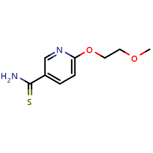 6-(2-methoxyethoxy)pyridine-3-carbothioamide