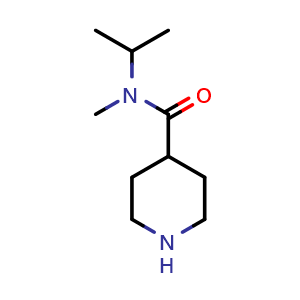 N-methyl-N-(propan-2-yl)piperidine-4-carboxamide