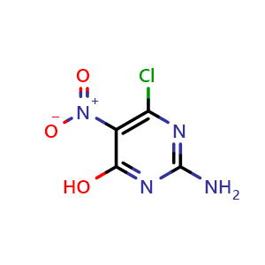 2-amino-6-chloro-5-nitropyrimidin-4-ol