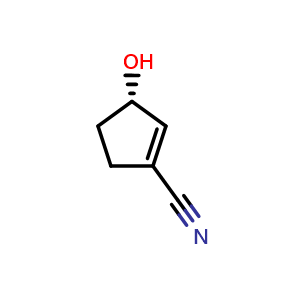 (3S)-3-hydroxycyclopent-1-ene-1-carbonitrile