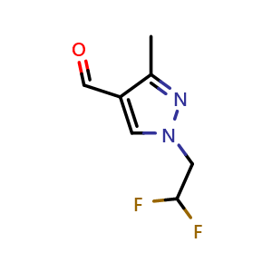 1-(2,2-difluoroethyl)-3-methyl-1H-pyrazole-4-carbaldehyde
