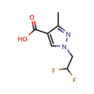 1-(2,2-difluoroethyl)-3-methyl-1H-pyrazole-4-carboxylic acid