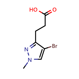 3-(4-bromo-1-methyl-1H-pyrazol-3-yl)propanoic acid