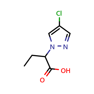 2-(4-chloro-1H-pyrazol-1-yl)butanoic acid