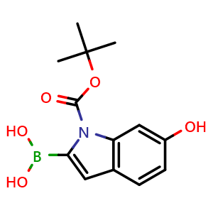 (6-Hydroxy-1-{[(2-methyl-2-propanyl)oxy]carbonyl}-1H-indol-2-yl)boronic acid