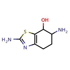 2,6-diamino-4,5,6,7-tetrahydro-1,3-benzothiazol-7-ol