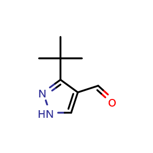 3-tert-butyl-1H-pyrazole-4-carbaldehyde