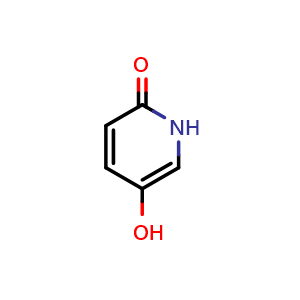 Chemical structure of 5-hydroxy-1,2-dihydropyridin-2-one , CAS 5154-01-8, AChemBlock S84320