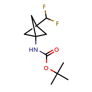 tert-butyl N-[3-(difluoromethyl)-1-bicyclo[1.1.1]pentanyl]carbamate