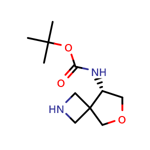 tert-butyl N-[(8S)-6-oxa-2-azaspiro[3.4]octan-8-yl]carbamate