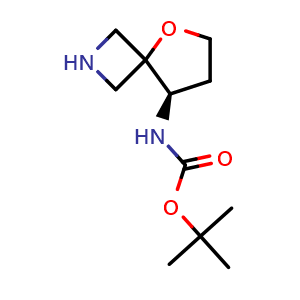 tert-butyl N-[(8R)-5-oxa-2-azaspiro[3.4]octan-8-yl]carbamate