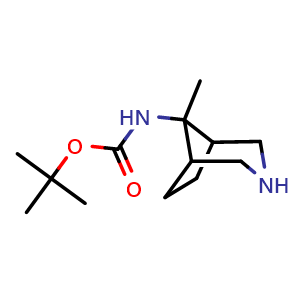 tert-butyl N-(8-methyl-3-azabicyclo[3.2.1]octan-8-yl)carbamate