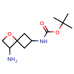 tert-butyl N-(3-amino-1-oxaspiro[3.3]heptan-6-yl)carbamate