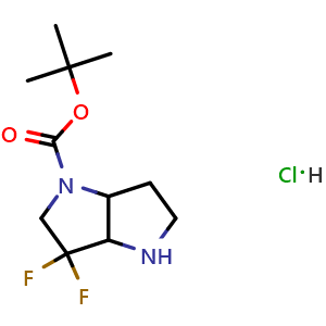 tert-butyl 6,6-difluoro-1,2,3,3a,5,6a-hexahydropyrrolo[3,2-b]pyrrole-4-carboxylate hydrochloride