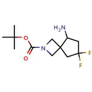 tert-butyl 5-amino-7,7-difluoro-2-azaspiro[3.4]octane-2-carboxylate
