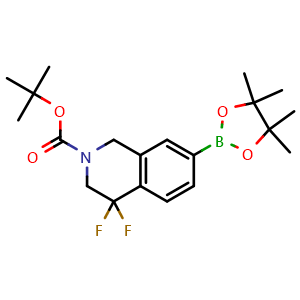 tert-butyl 4,4-difluoro-7-(4,4,5,5-tetramethyl-1,3,2-dioxaborolan-2-yl)-1,3-dihydroisoquinoline-2-carboxylate