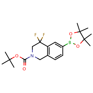 tert-butyl 4,4-difluoro-6-(4,4,5,5-tetramethyl-1,3,2-dioxaborolan-2-yl)-1,3-dihydroisoquinoline-2-carboxylate