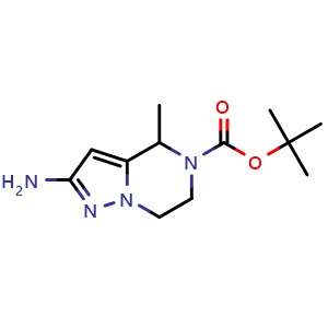 tert-butyl 2-amino-4-methyl-6,7-dihydro-4H-pyrazolo[1,5-a]pyrazine-5-carboxylate