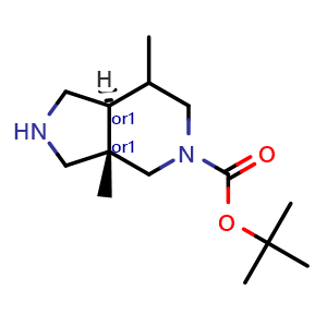 tert-butyl trans-3a,7-dimethyl-2,3,4,6,7,7a-hexahydro-1H-pyrrolo[3,4-c]pyridine-5-carboxylate