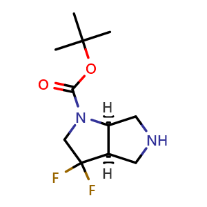 tert-butyl (3aR,6aR)-rel-3,3-difluoro-2,3a,4,5,6,6a-hexahydropyrrolo[3,4-b]pyrrole-1-carboxylate