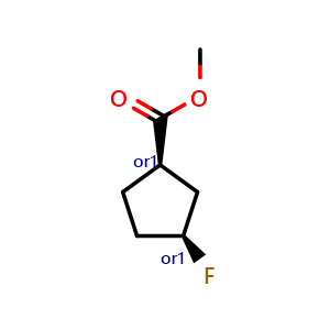 methyl cis-3-fluorocyclopentane-1-carboxylate