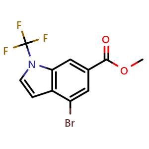 methyl 4-bromo-1-(trifluoromethyl)indole-6-carboxylate
