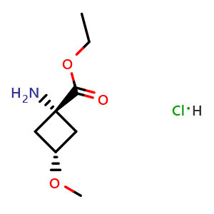ethyl trans-1-amino-3-methoxycyclobutanecarboxylate hydrochloride