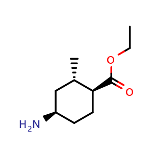ethyl (1S,2S,4R)-rel-4-amino-2-methyl-cyclohexanecarboxylate