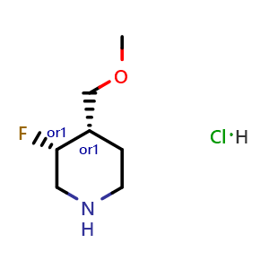cis-3-fluoro-4-(methoxymethyl)piperidine hydrochloride