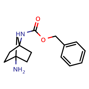 Chemical structure of benzyl N-(4-aminonorbornan-1-yl)carbamate , CAS 2375194-95-7, AChemBlock S85119