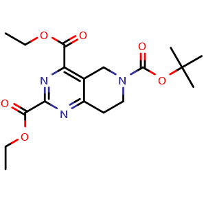 6-tert-butyl 2,4-diethyl 5H,6H,7H,8H-pyrido[4,3-d]pyrimidine-2,4,6-tricarboxylate