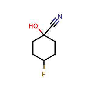 4-fluoro-1-hydroxy-cyclohexanecarbonitrile