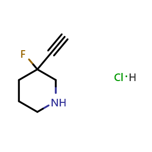 3-ethynyl-3-fluoro-piperidine hydrochloride