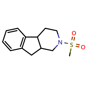 2-methylsulfonyl-1,3,4,4a,9,9a-hexahydroindeno[2,1-c]pyridine