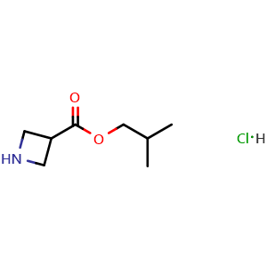 2-methylpropyl azetidine-3-carboxylate hydrochloride