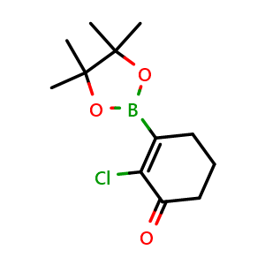 2-chloro-3-(4,4,5,5-tetramethyl-1,3,2-dioxaborolan-2-yl)cyclohex-2-en-1-one