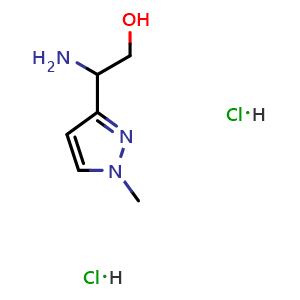 2-amino-2-(1-methylpyrazol-3-yl)ethanol;dihydrochloride